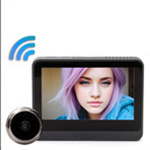 Видеоглазок 2Mp TUYA-WiFi для входной двери iHome 10S-Tuya с записью